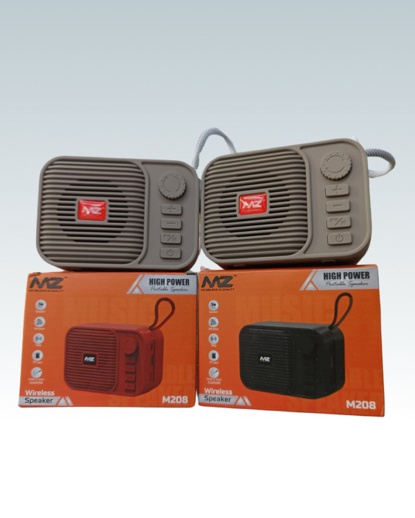 MZ M208 High Power High Bass Portable Speaker for travelling with TWS connectivity