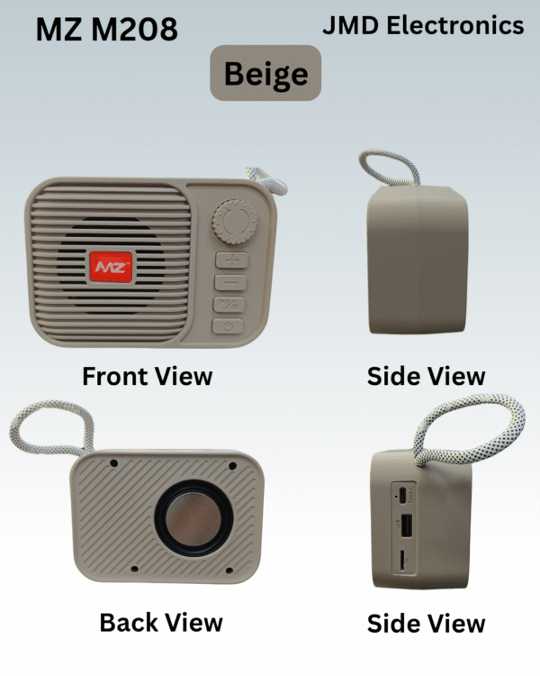 MZ M208 High Power High Bass Portable Speaker for travelling with TWS connectivity - Image 3