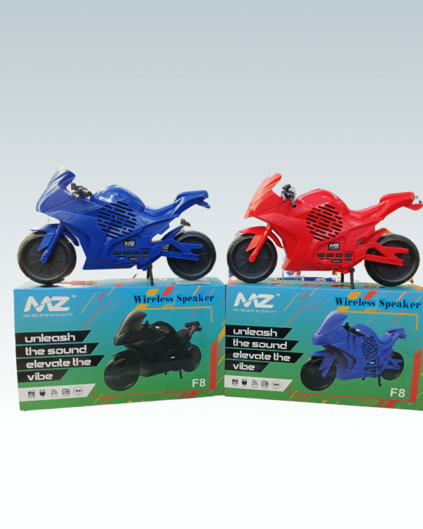 F8 Bike Series Stylish Speaker Thunder Sound - High Bass, TWS connectivity