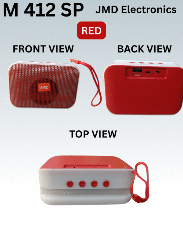 M412SP 5 W Portable Bluetooth Speaker with 1200mAh Rechargeable Battery - Image 4