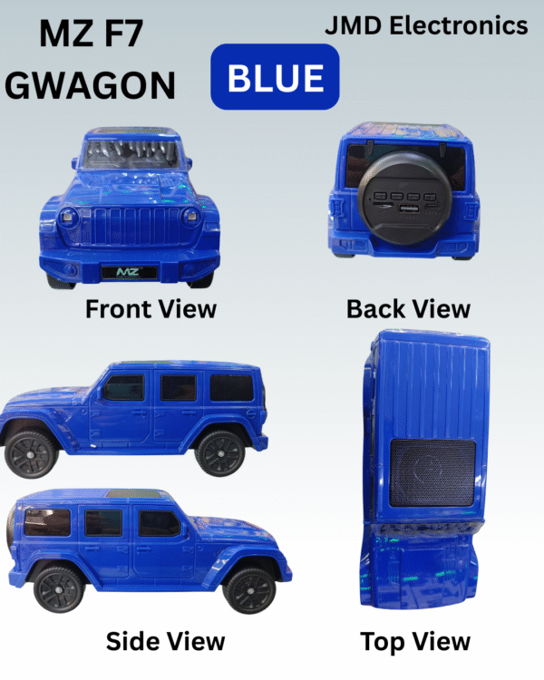 F7 GWAGON - 8 Watts Auto Series Speaker with 7 LED modes, Twin Connectivity - Image 4